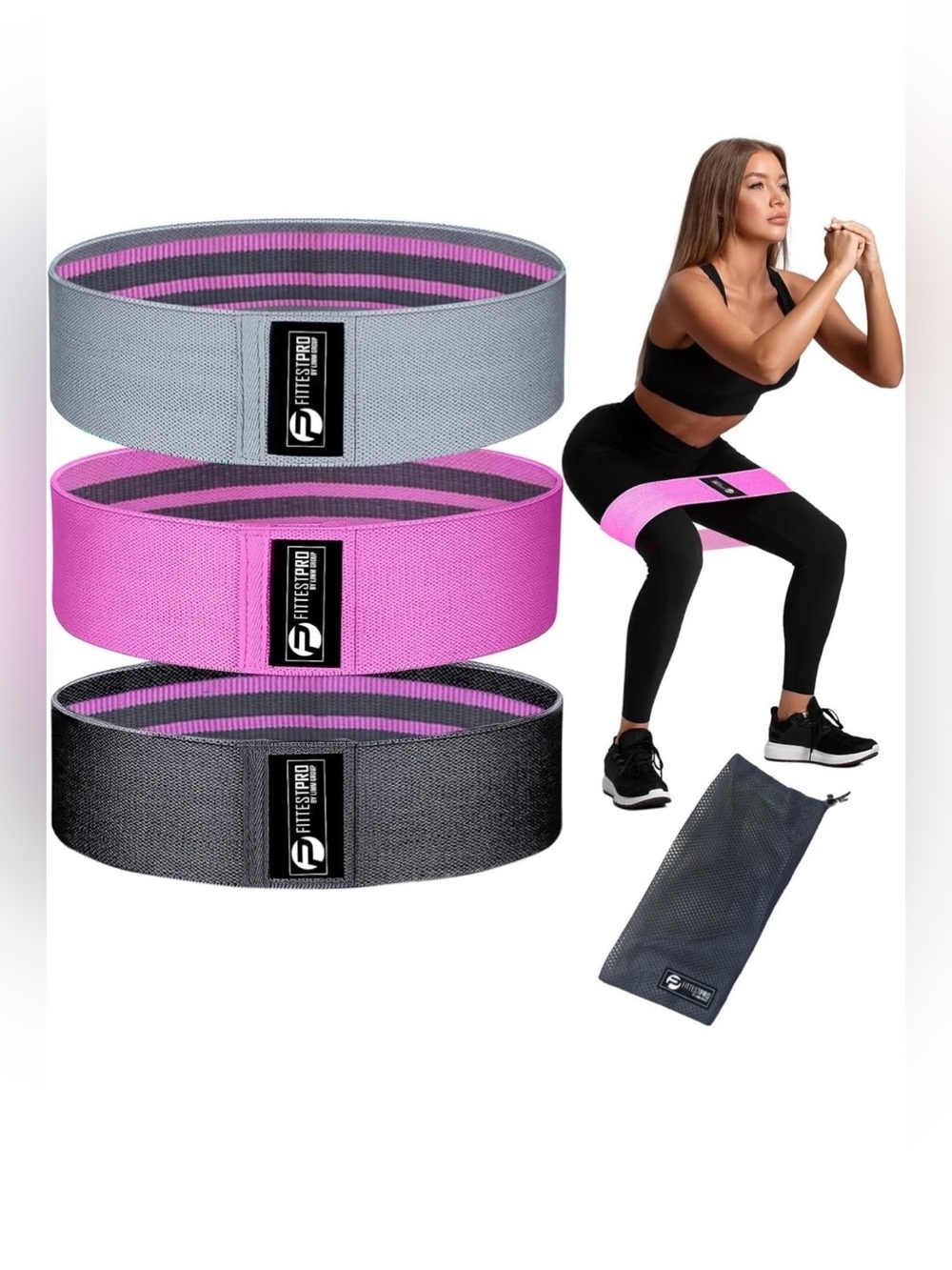 Fittest Pro by Limm Resistance Bands for Legs and Butt